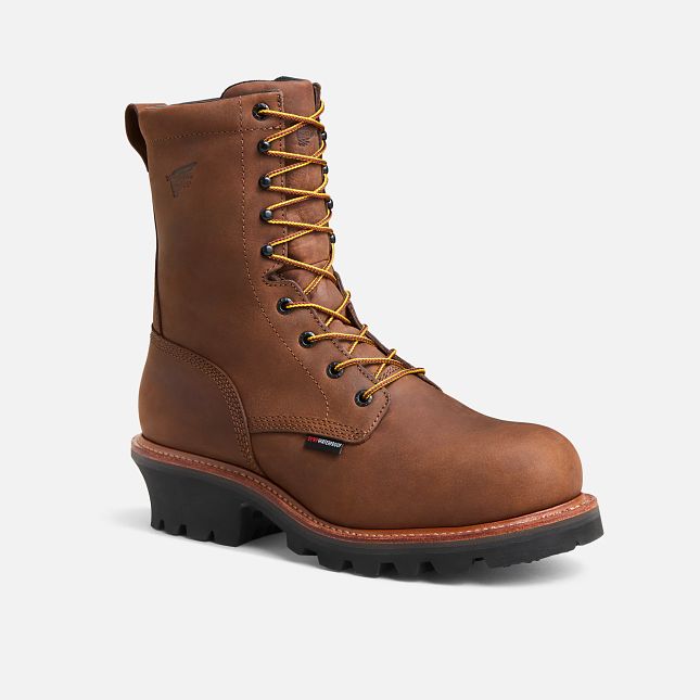 Red Wing LoggerMax Men's 9-inch Waterproof, Insulated Safety Toe Boot