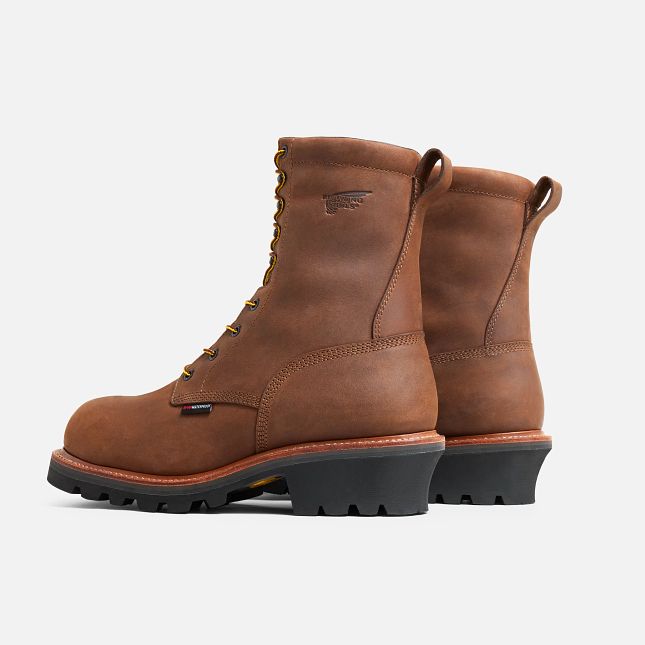 Red Wing LoggerMax Men's 9-inch Waterproof, Insulated Safety Toe Boot