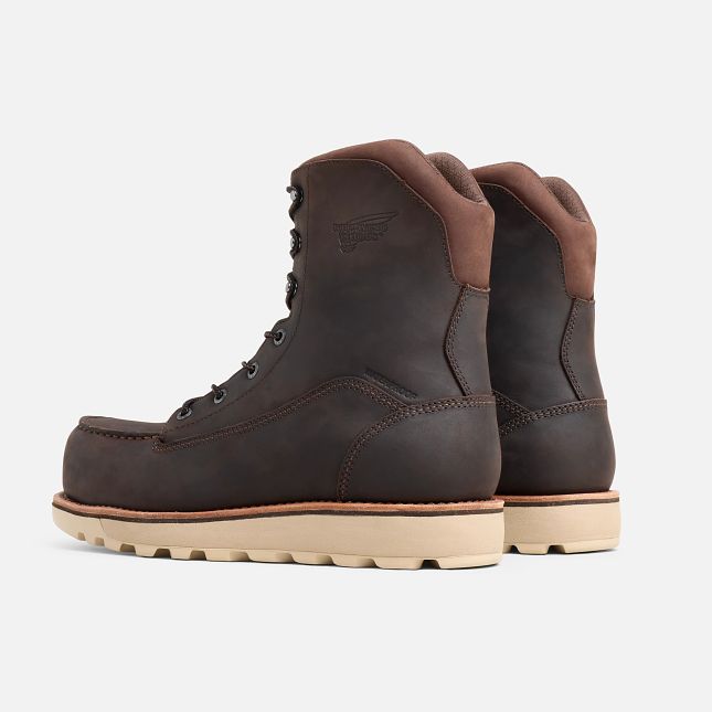 Red WingTraction Tred Lite Men's 8-inch Waterproof CSA Safety Toe Boot