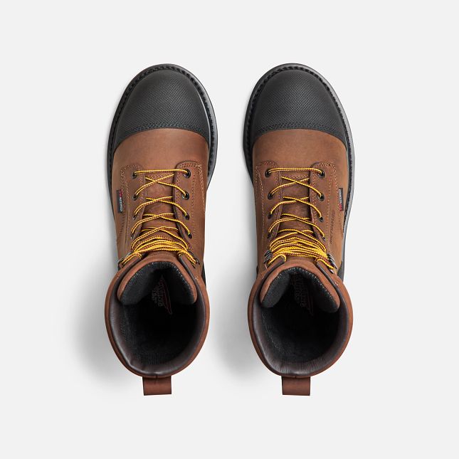 Red Wing TruWelt Men's 10-inch Waterproof Safety Toe Metguard Boot