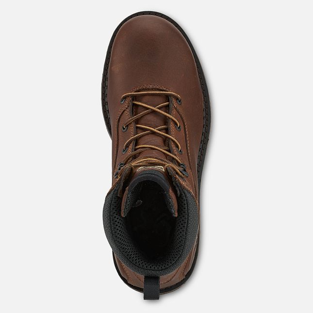 Irish Setter Edgerton Men's 8-inch Waterproof Leather Safety Toe Boot