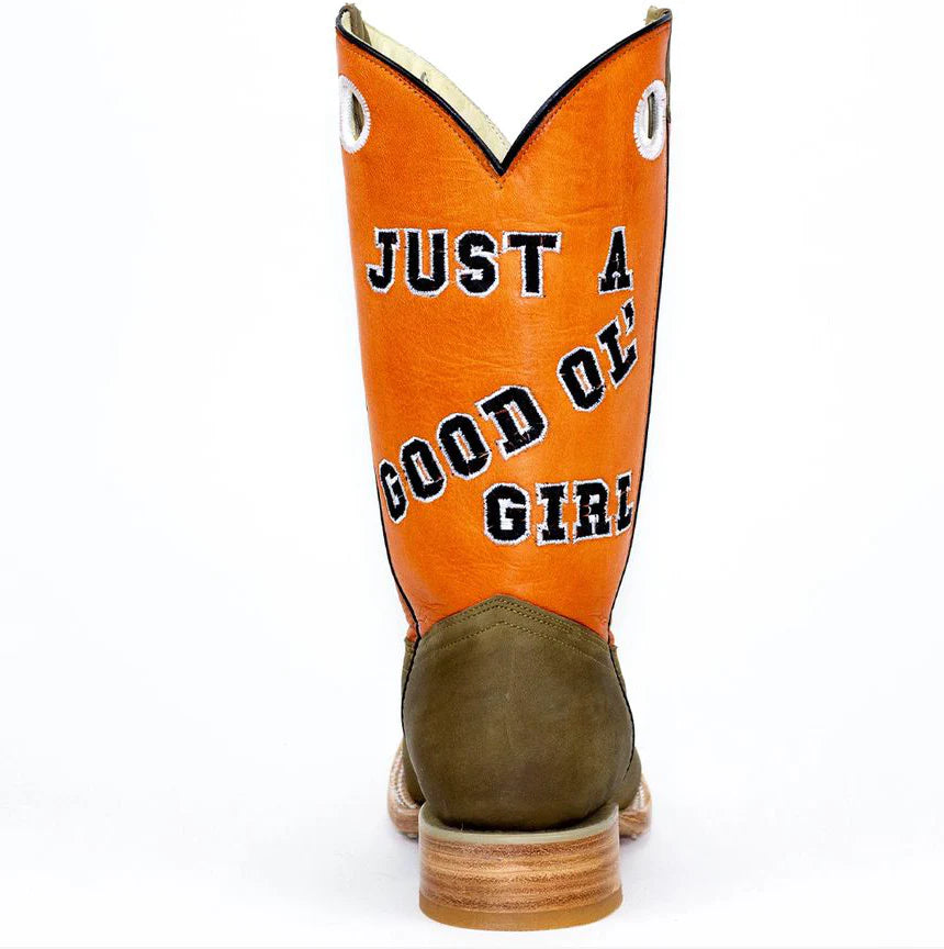RockinLeather Women's Just a Good Ol' Girl Western Boot