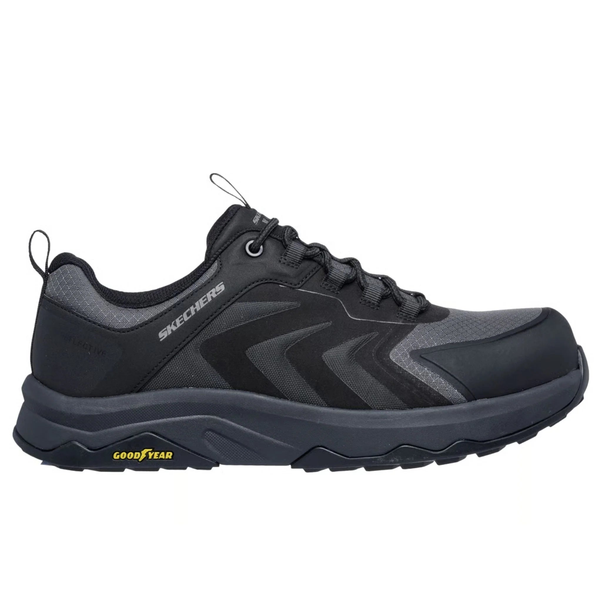 Men's Skechers Speed-Flex Trekker Black Safety Toe Metal Free Work Shoes