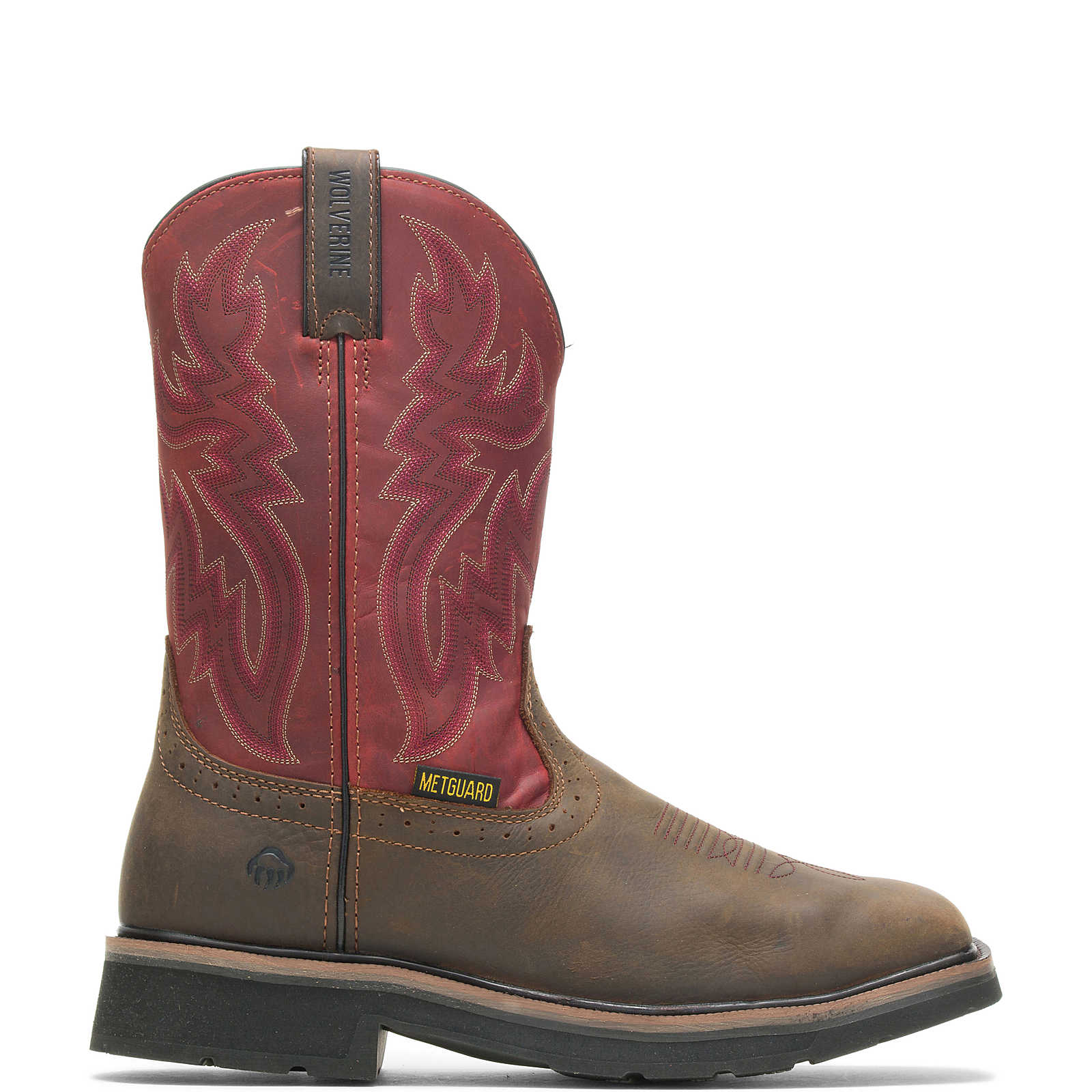 Men's Wolverine Steel Toe WP Wellington Metguard Work Boot