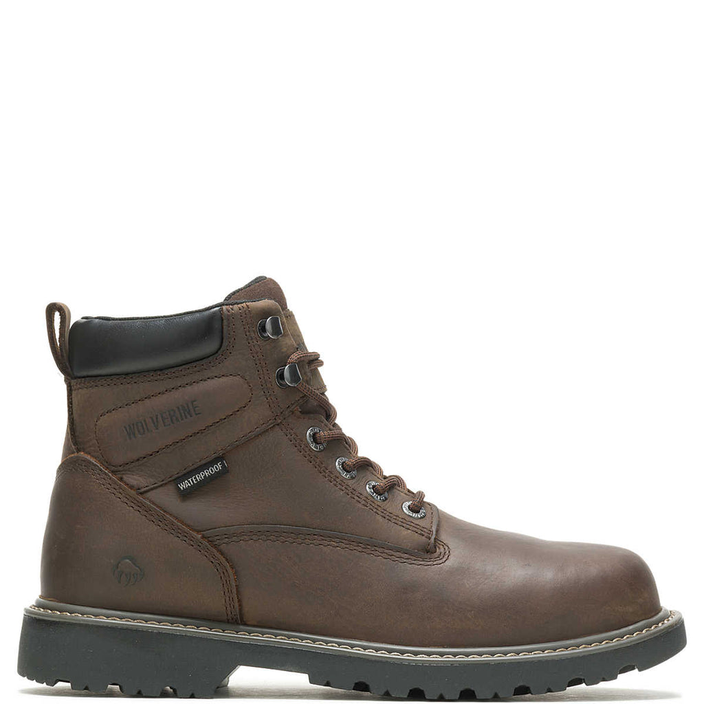 Men's Wolverine Floorhand Waterproof Steel-Toe 6" Work Boot