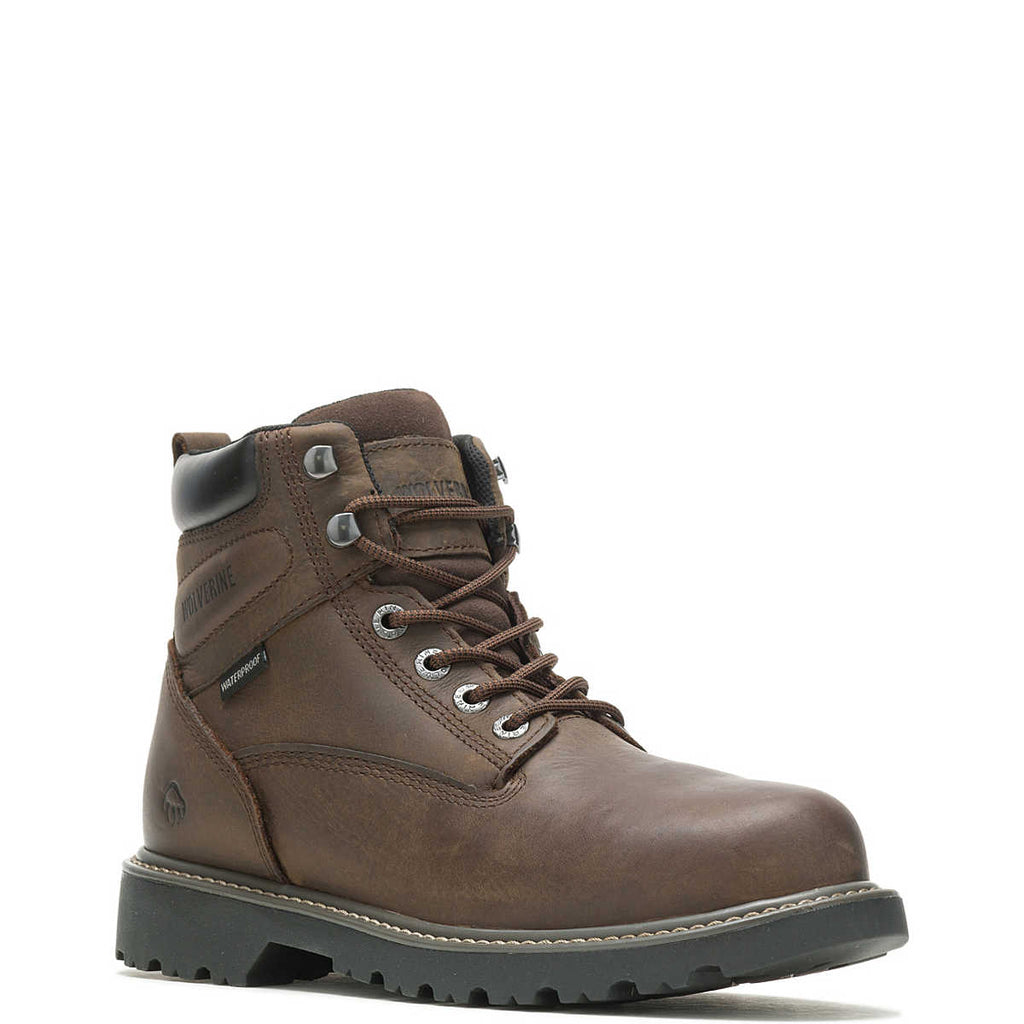Men's Wolverine Floorhand Waterproof Steel-Toe 6" Work Boot