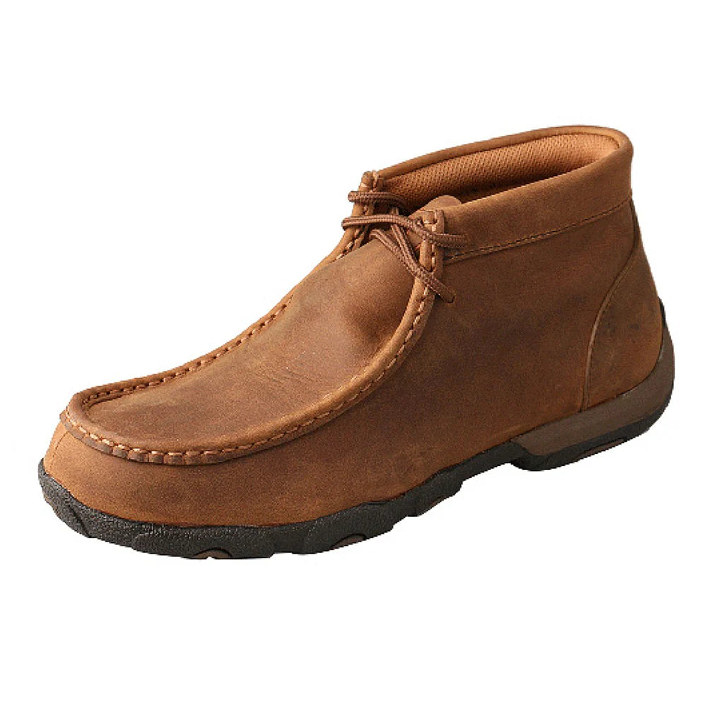 Women's Twisted X Waterproof Driving Moc - Distressed Saddle