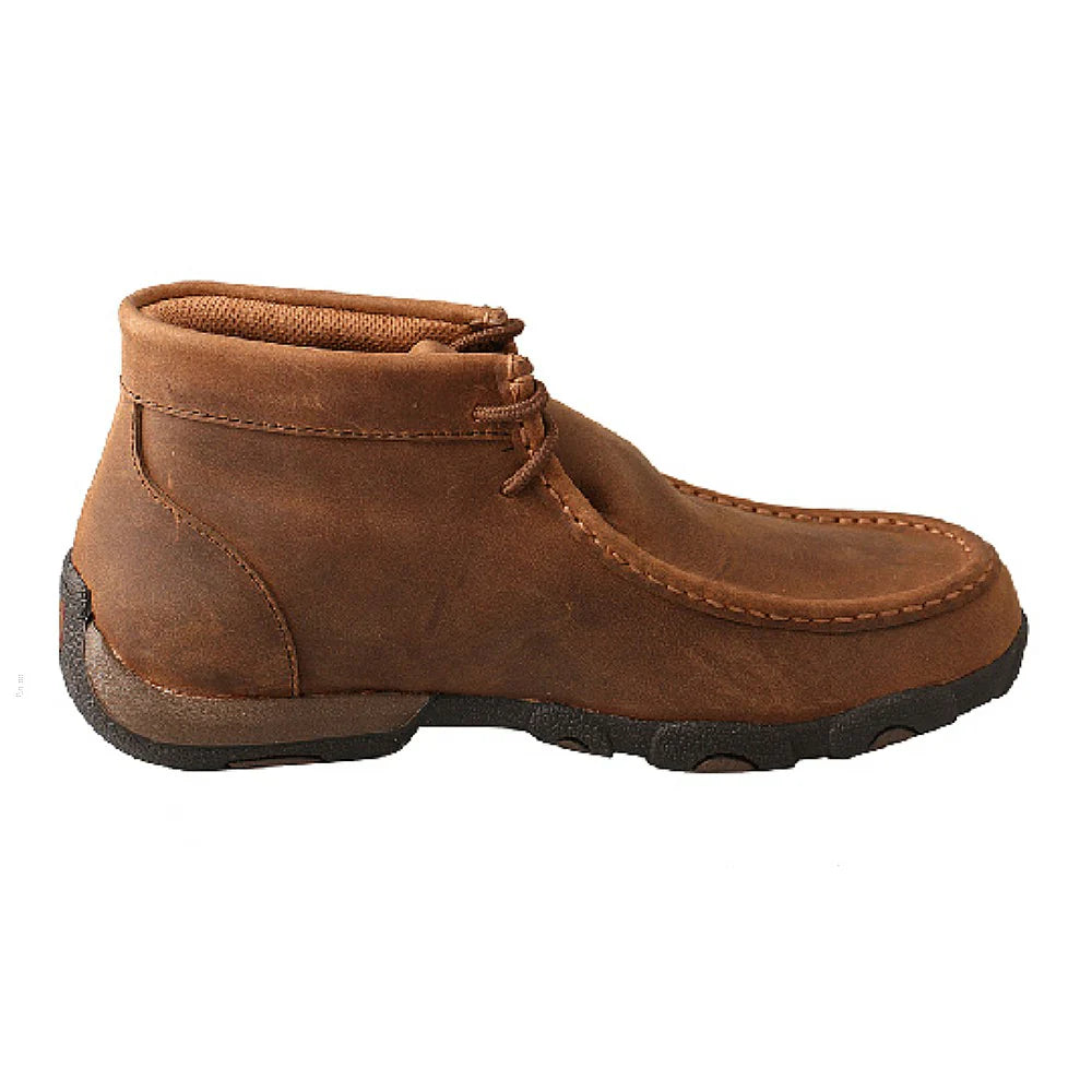 Women's Twisted X Waterproof Driving Moc - Distressed Saddle
