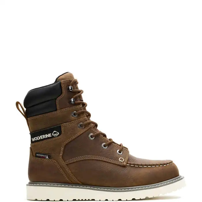 Men's Wolverine Trade Wedge 8" Moc-Toe Steel-Toe Work Boot