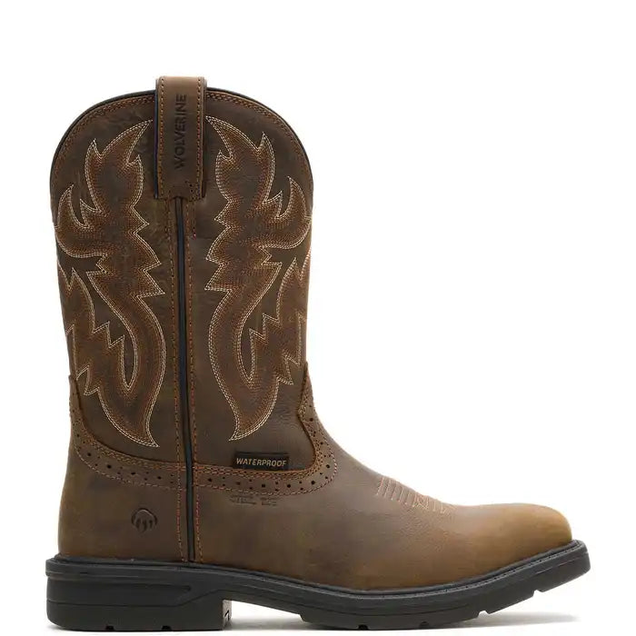 Men's Wolverine Rancher Level Steel-Toe Pull-On Work Wellington