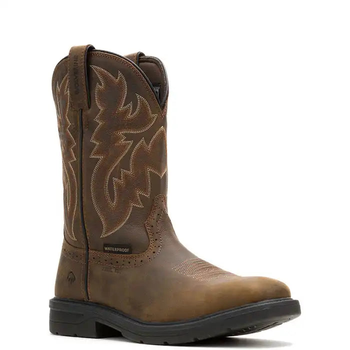 Men's Wolverine Rancher Level Steel-Toe Pull-On Work Wellington